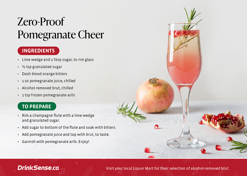Zero-proof Pomegranate Cheer Recipe