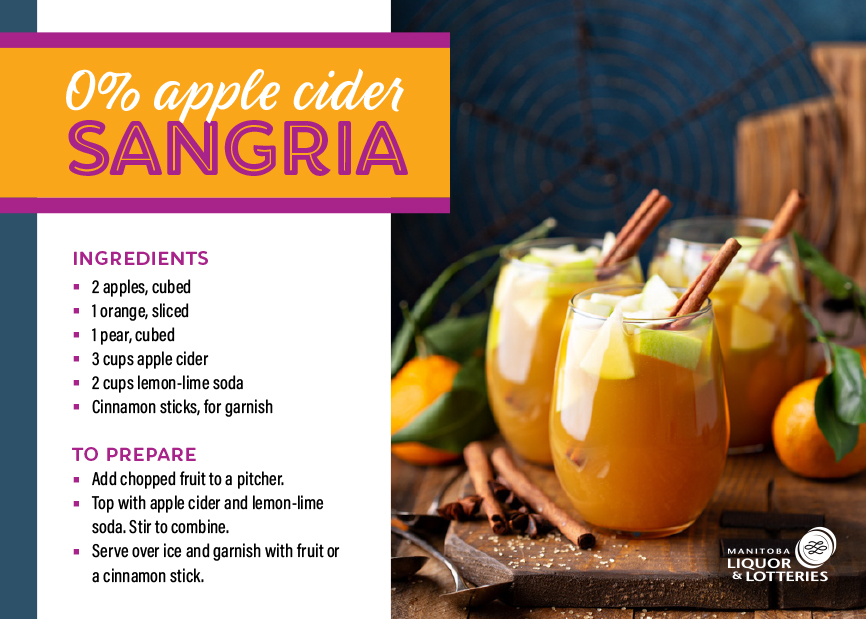 0% Apple Cider Sangria Recipe