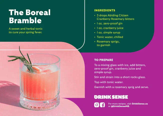 Boreal Bramble Mocktail  