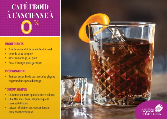 Café froid à l’ancienne à 0 % 