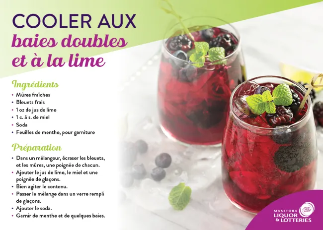 Cooler aux baies doubles et à la lime 