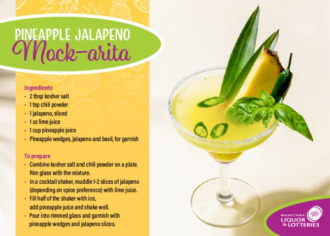 Pineapple Jalapeno Mock-arita 