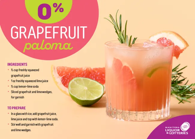 0% Grapefruit Paloma